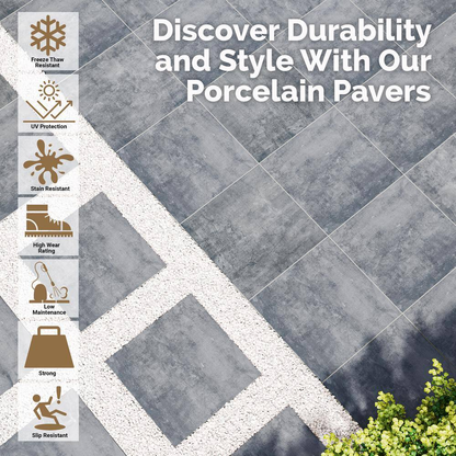 Caldera Coala 2 Cm. X 16 In. X 47 In. Matte Porcelain Wood Look Paver Tile (10.44 Sq. Ft./Case)