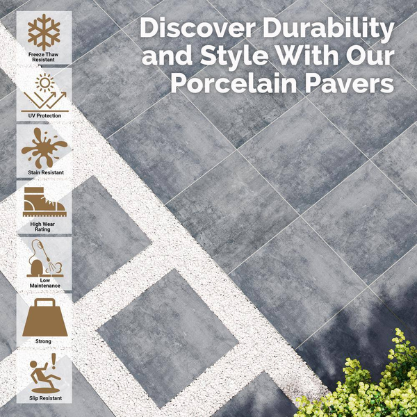 Caldera Coala 2 Cm. X 16 In. X 47 In. Matte Porcelain Wood Look Paver Tile (10.44 Sq. Ft./Case)