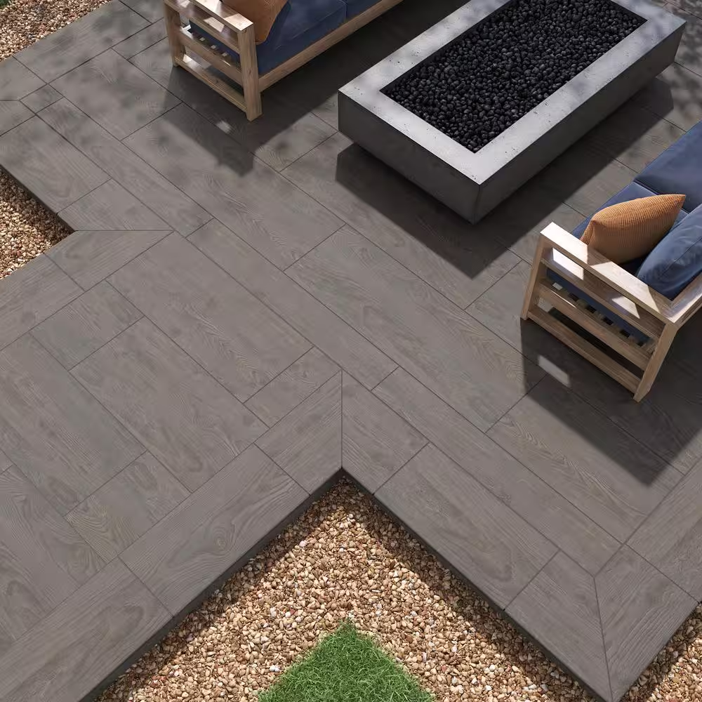 Caldera Coala 2 Cm. X 16 In. X 47 In. Matte Porcelain Wood Look Paver Tile (10.44 Sq. Ft./Case)