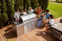 82-Inch 6-Burner Gas Grill 85,000 BTU Outdoor Kitchen Barbecue