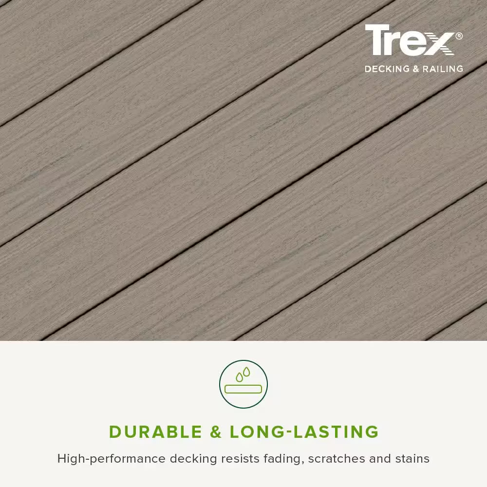Enhance Naturals 1 In. X 6 In. X 16 Ft. Rocky Harbor Grooved Edge Composite Deck Board