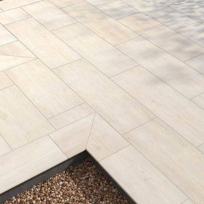 Caldera Blanca 2 Cm. X 16 In. X 47 In. Matte Porcelain Wood Look Paver Floor Tile (10.44 Sq. Ft./Case)