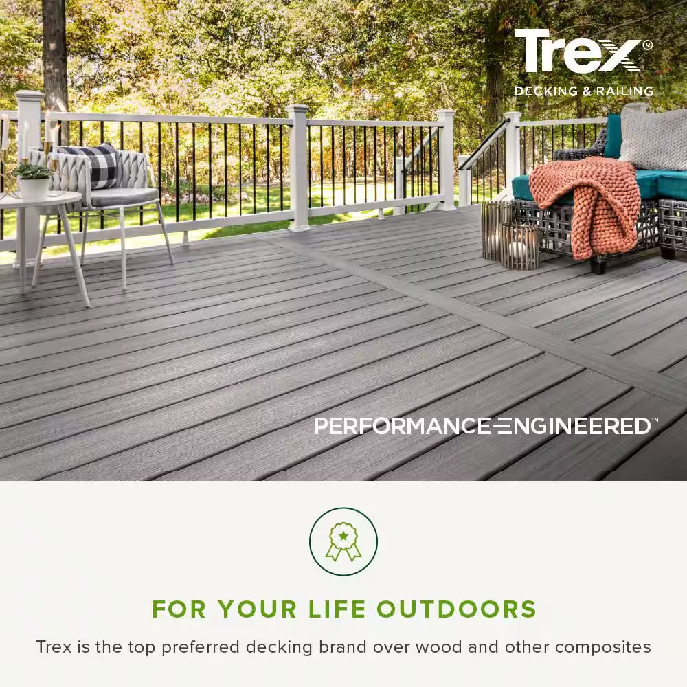 Enhance Naturals 1 In. X 6 In. X 16 Ft. Rocky Harbor Grooved Edge Composite Deck Board