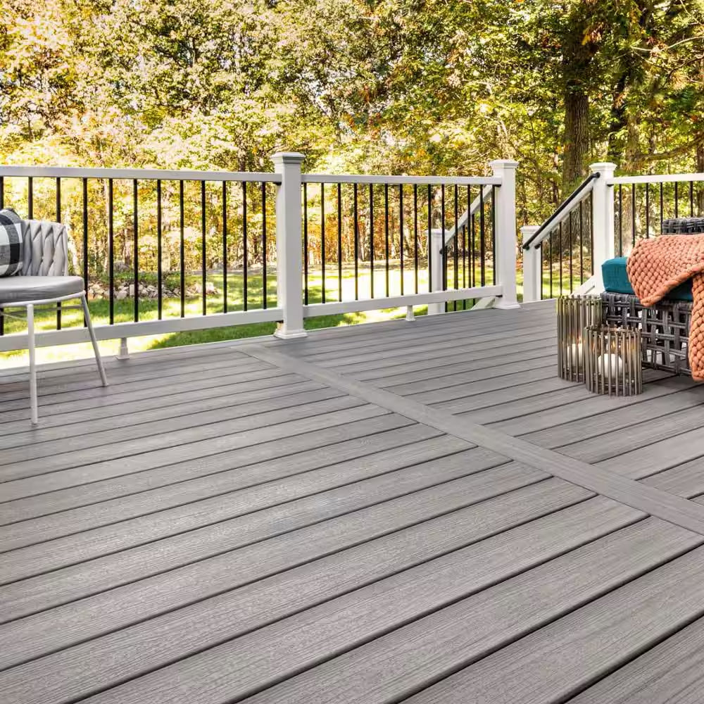 Enhance Naturals 1 In. X 6 In. X 16 Ft. Rocky Harbor Grooved Edge Composite Deck Board