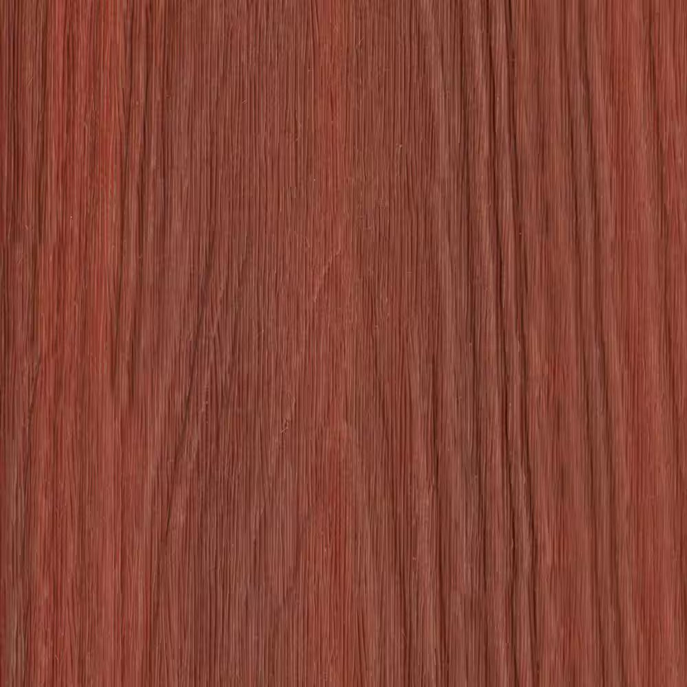 Magellan plus 0.88 In. X 5.43 In. X 8 Ft. Rustic and Wood Grain Swedish Red Grooved Composite Deck Board