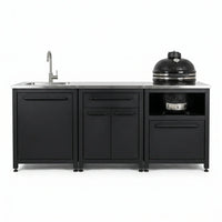 Modular Outdoor Kitchen Designed for Year-Round Entertaining, 304 Stainless Steel, Weather-Resistant — Studio Shot